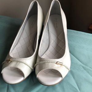 Cole Haan white wedge 9.5